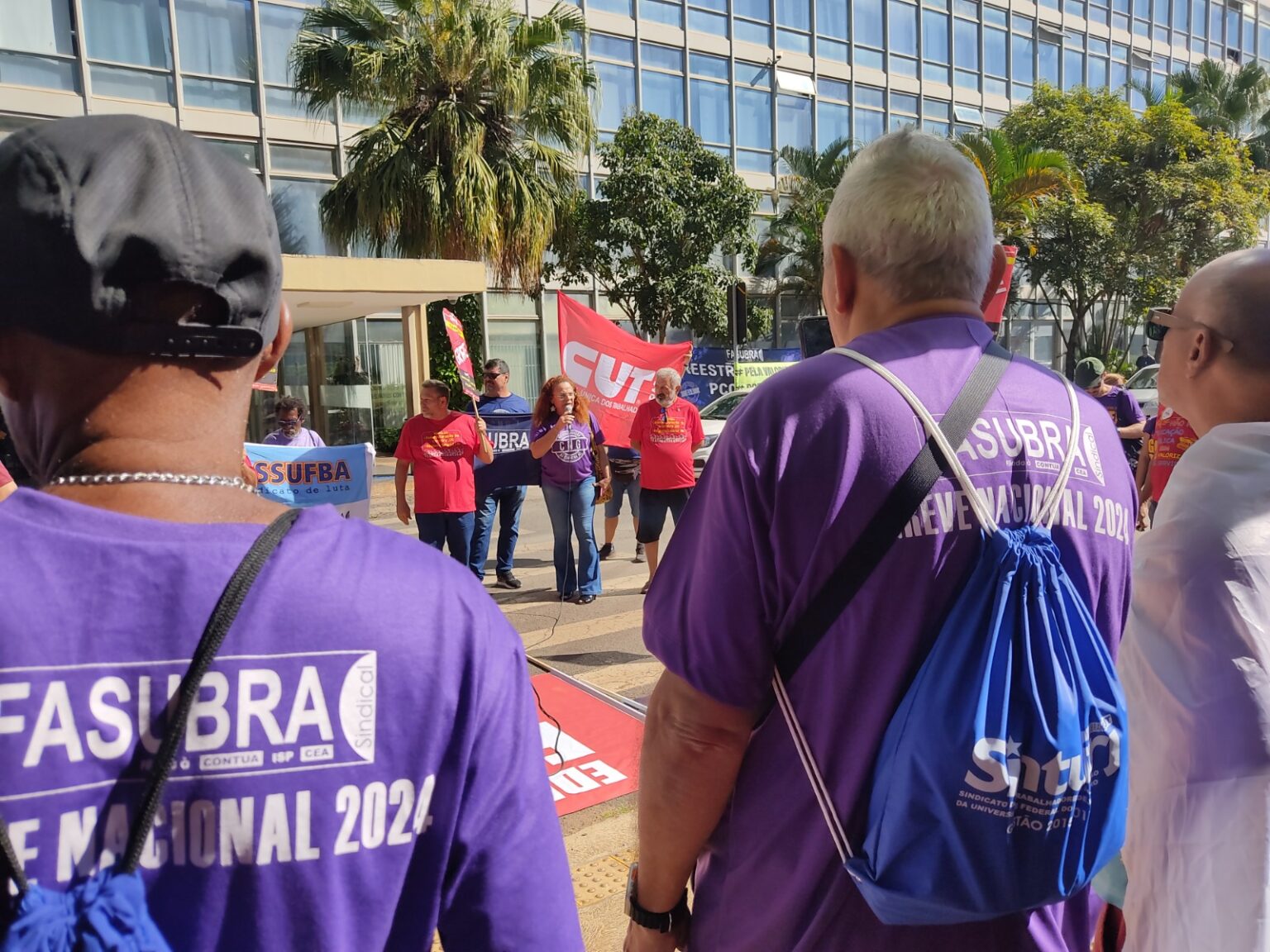 ATO Em Frente Ao MEC Marca 53 Dias De Greve Da FASUBRA Fasubra Sindical